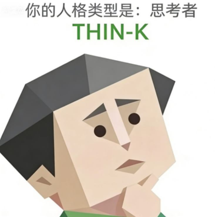 SBTI THIN-K 思考者 人格类型：再想想，不着急。